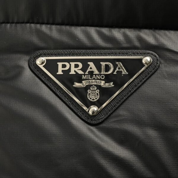 Prada Nylon Classic triangle logo down jacket