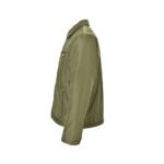 Prada Nylon shirt jacket with triangle logo Green