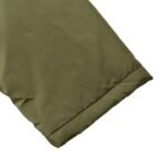 Prada Nylon shirt jacket with triangle logo Green