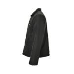 Prada Nylon shirt jacket with triangle logo Black