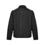 Prada Nylon shirt jacket with triangle logo Black