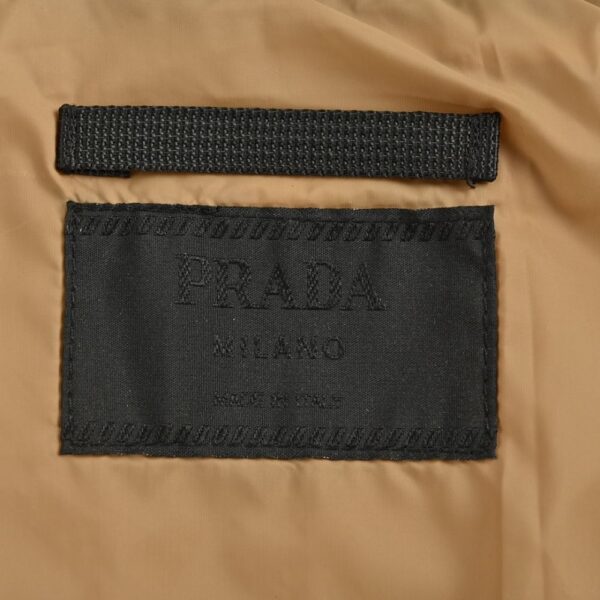 Prada 24Fw Classic down jacket with detachable triangle logo hood