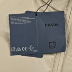 Prada 24Fw Classic down jacket with detachable triangle logo hood