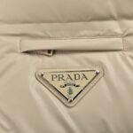 Prada 24Fw Classic down jacket with detachable triangle logo hood