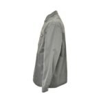 Prada 24Fw High Density Triangle Logo Nylon Shirt Jacket Grey