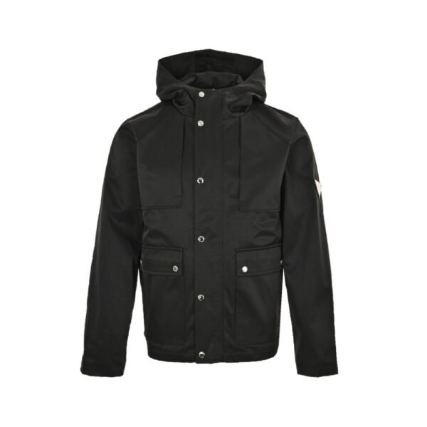 Prada 24ss Triangle Logo Multi-Pocket Hooded Jacket