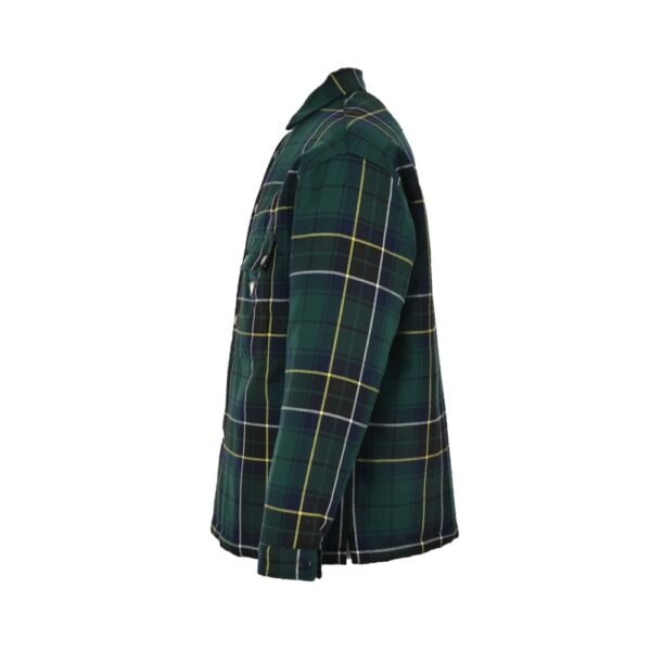 Prada 23Fw Blue and Green Plaid Cotton Jacket