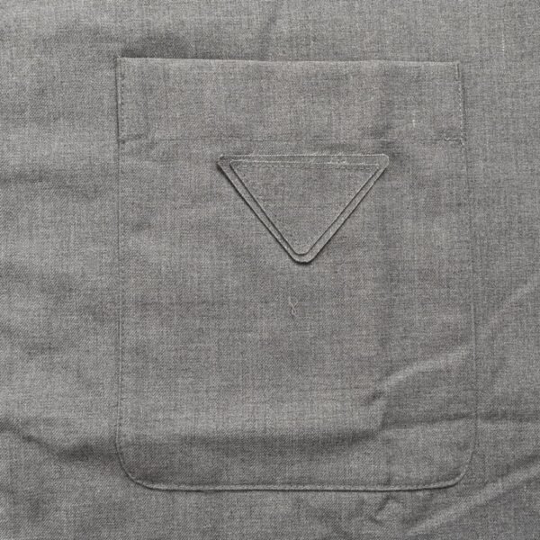 Prada 24Fw wool triangle label shirt jacket