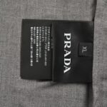 Prada 24Fw wool triangle label shirt jacket
