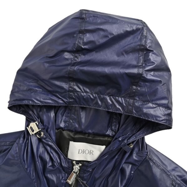 Dior 24Fw Sleeveless silk jacquard jacket with hood