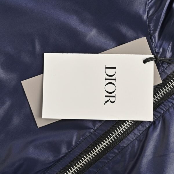Dior 24Fw Sleeveless silk jacquard jacket with hood