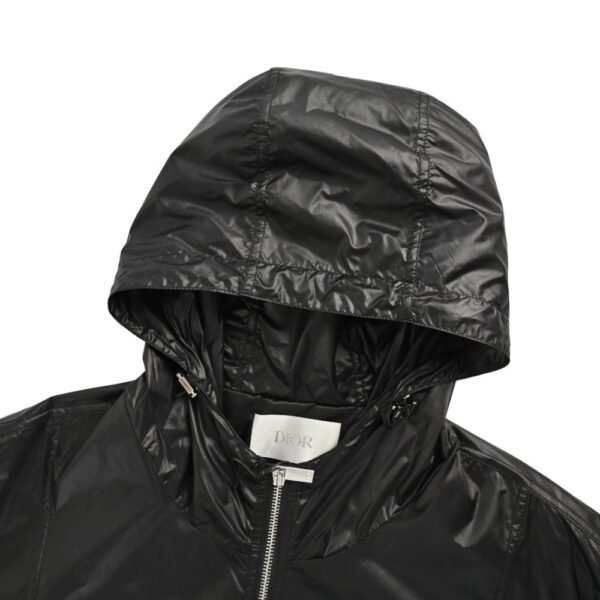 Dior 24Fw Sleeveless silk jacquard jacket with hood