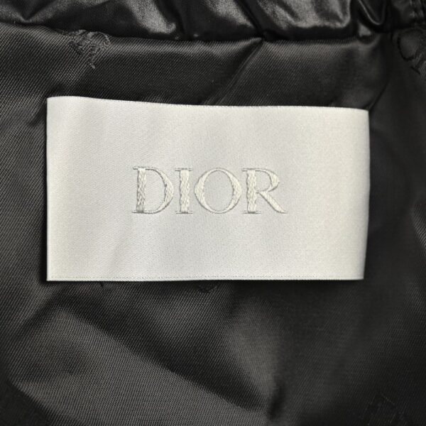 Dior 24Fw Sleeveless silk jacquard jacket with hood