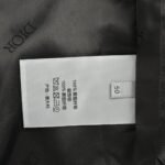 Dior 24Fw Sleeveless silk jacquard jacket with hood