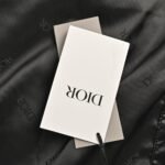 Dior 24Fw Sleeveless silk jacquard jacket with hood