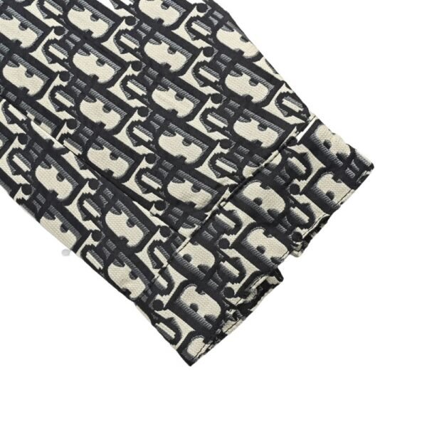 Dior 24Fw Women's Printed Monochrome Jacquard Hooded Work Jacket
