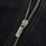 Dior 24Fw 1947 embroidered lettering double pocket denim jacket