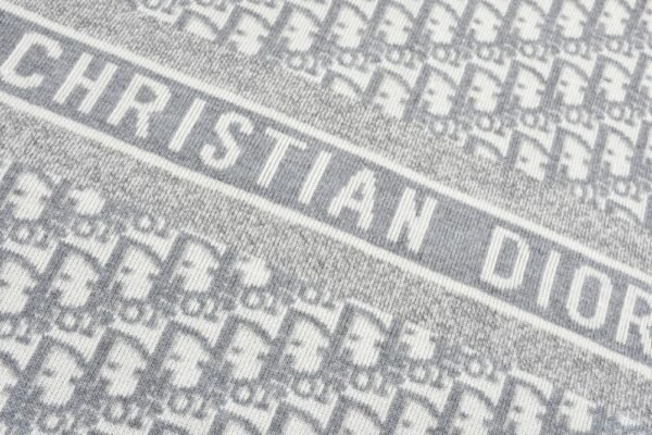 Dior 24Fw Double-faced cashmere jacquard knit hooded jacket