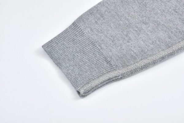 Dior 24Fw Double-faced cashmere jacquard knit hooded jacket