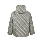 Dior 24Fw Printed Monogram Windbreaker Jacket  Grey