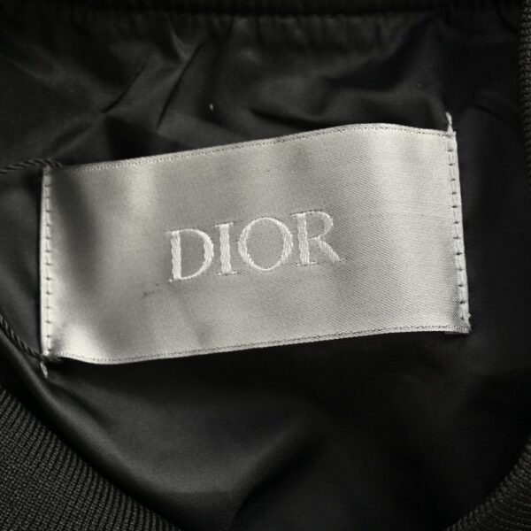 Dior 24Fw floral embroidered logo baseball jacket