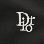 Dior 24Fw floral embroidered logo baseball jacket