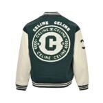 Celine 24Fw Embroidered baseball jacket