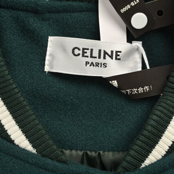 Celine 24Fw Embroidered baseball jacket