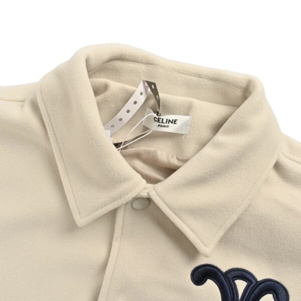 Celine 24Fw Embroidered baseball jacket
