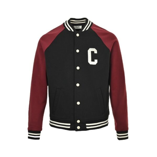 Celine 23Fw C logo baseball jacket