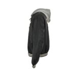 Celine 23Fw Embroidered Letters Hooded Cotton Jacket