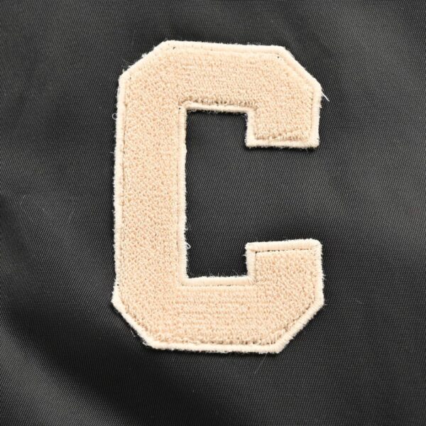 Celine 23Fw Embroidered Letters Hooded Cotton Jacket