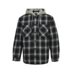 Celine 24Fw Check Cashmere Hooded Jacket