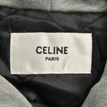 Celine 24Fw Check Cashmere Hooded Jacket