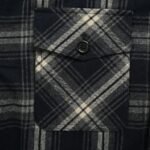 Celine 24Fw Check Cashmere Hooded Jacket