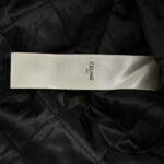 Celine 24Fw Check Cashmere Hooded Jacket