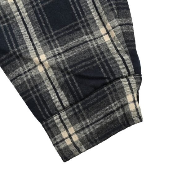 Celine 24Fw Check Cashmere Hooded Jacket