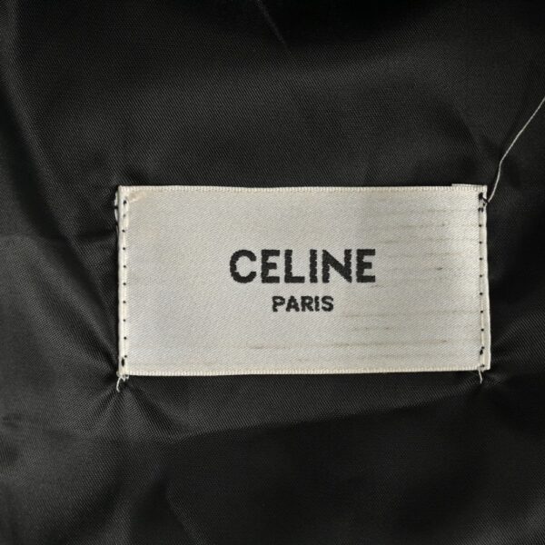 Celine 24Fw Teddy letter print baseball jacket