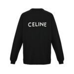 Celine 23Fw Back Lettering Print Cardigan Jacket