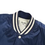 Celine 24Fw Lettering Baseball Jacket Cotton Jacket