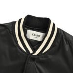 Celine 24Fw Lettering Baseball Jacket Cotton Jacket
