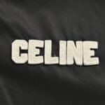 Celine 24Fw Lettering Baseball Jacket Cotton Jacket