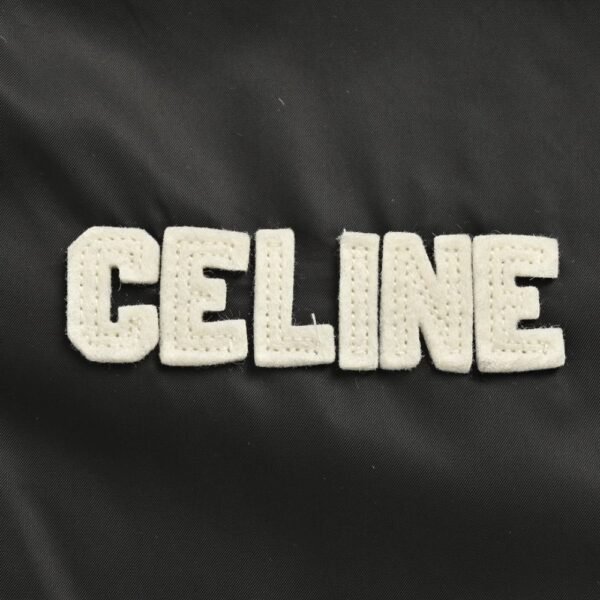 Celine 24Fw Lettering Baseball Jacket Cotton Jacket