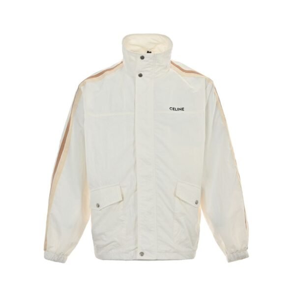 Celine 23Fw Web Woven Zip-Up Jacket