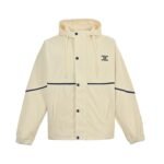 Celine 23Fw embroidered slogan vintage trench coat