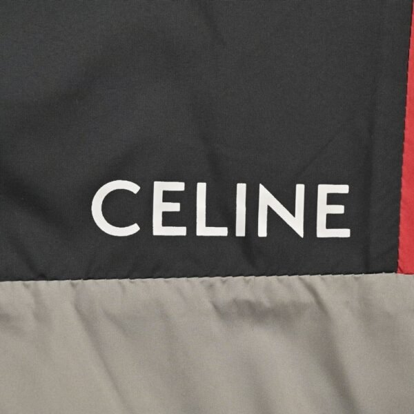 Celine Black, red and grey light nylon jacket
