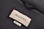 Gucci 23ss Red and green ribbon full print down jacket