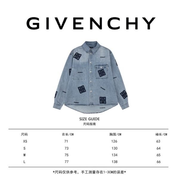 Givenchy 23ss Denim long sleeve shirt