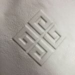 Givenchy 21FW Leather Slogan Baseball Jacket