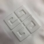 Givenchy 21FW Leather Slogan Baseball Jacket